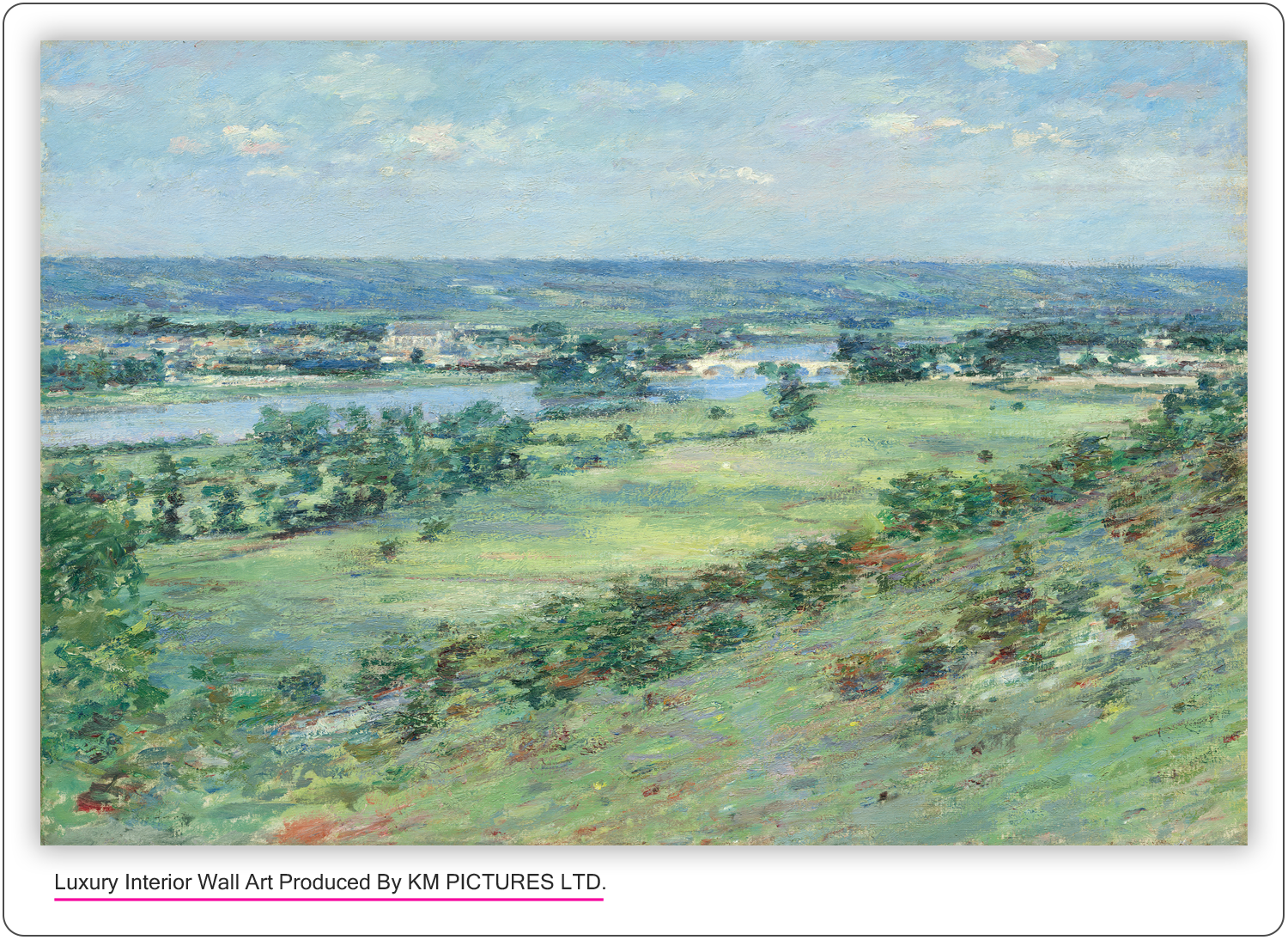 The Valley of the Seine, from the Hills of Giverny, 1892