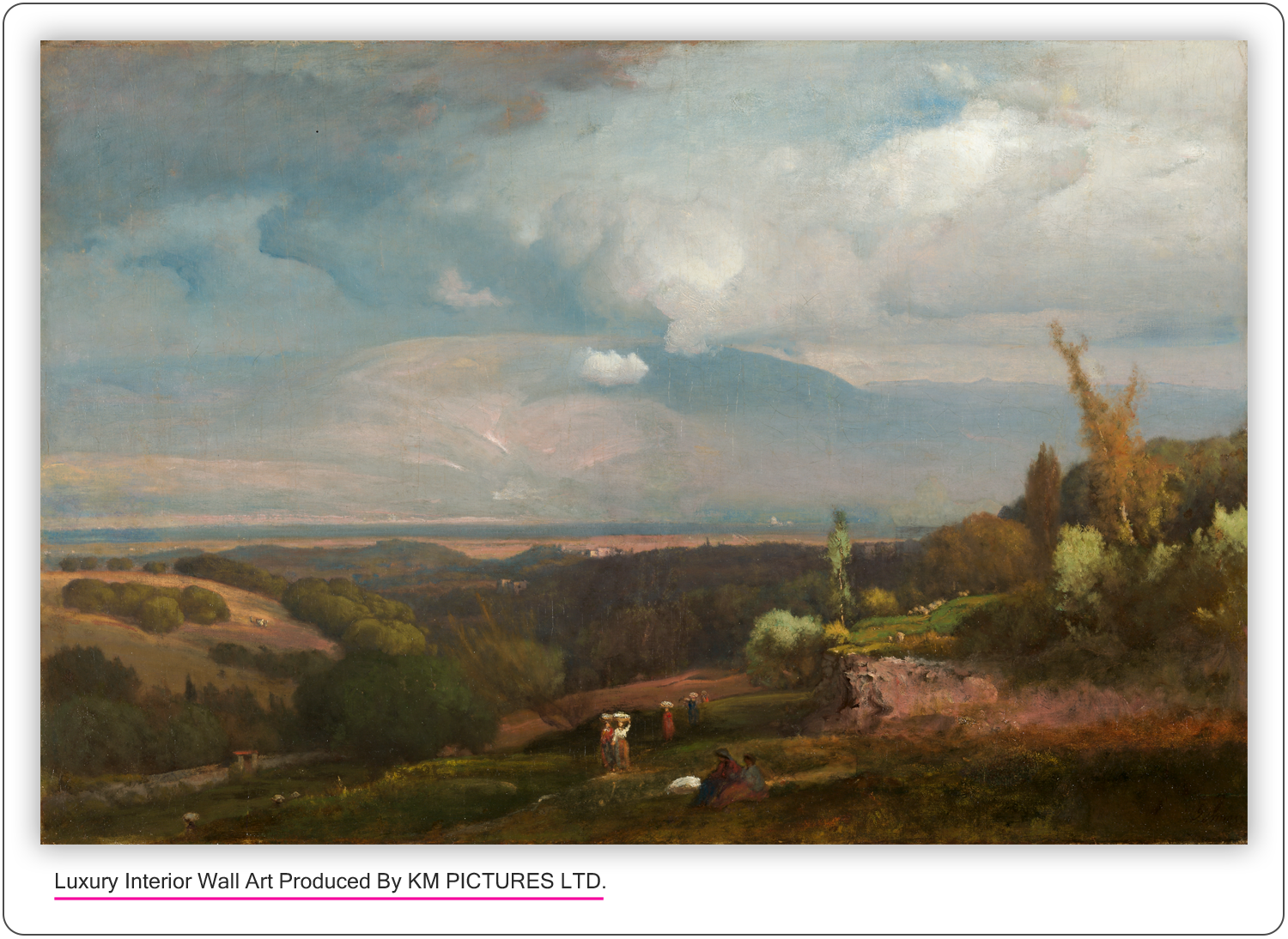 Approaching Storm from the Alban Hills 1871