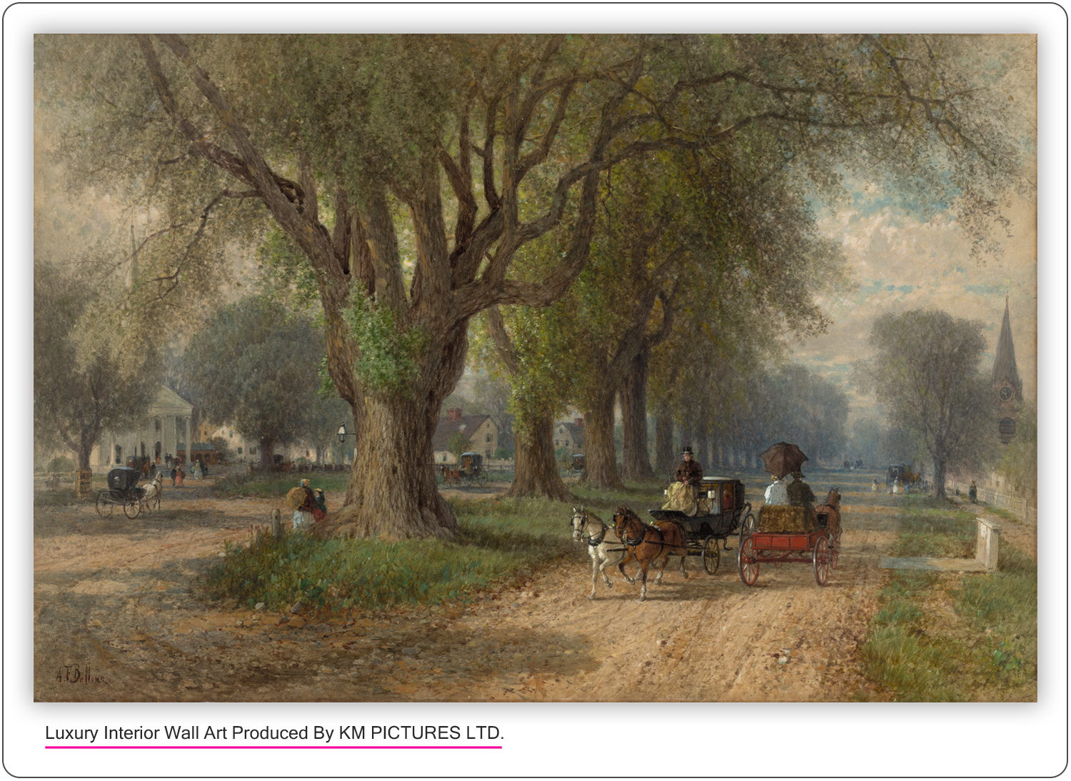 Sunday in New England c. 1876