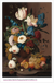 Still Life, Flowers, and Fruit, 1848