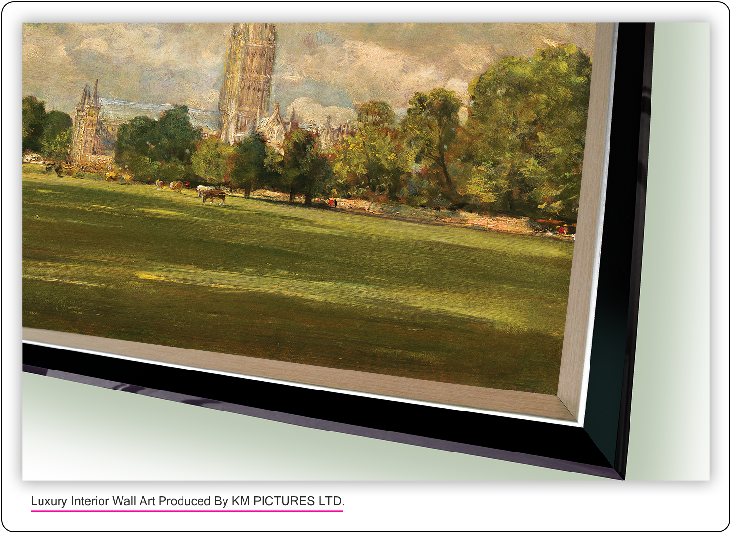 Salisbury Cathedral from Lower Marsh Close, 1820