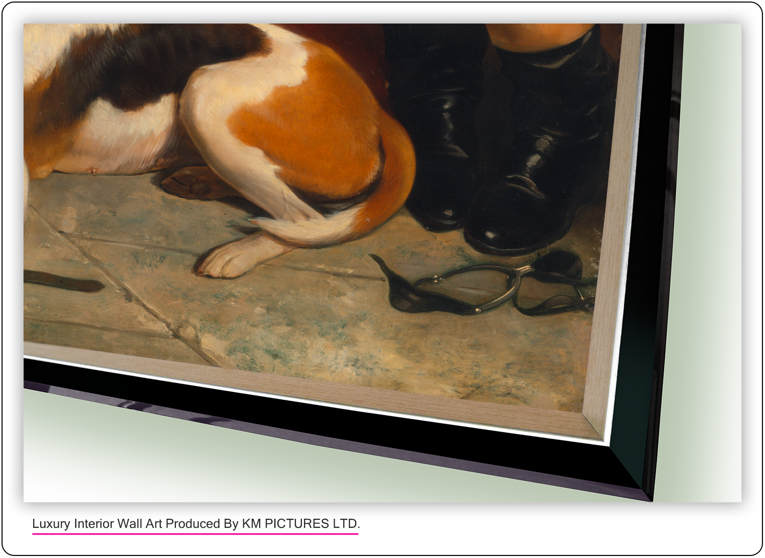 A Couple of Foxhounds with a Terrier, the property of Lord Henry Bentinck, ca. 1845