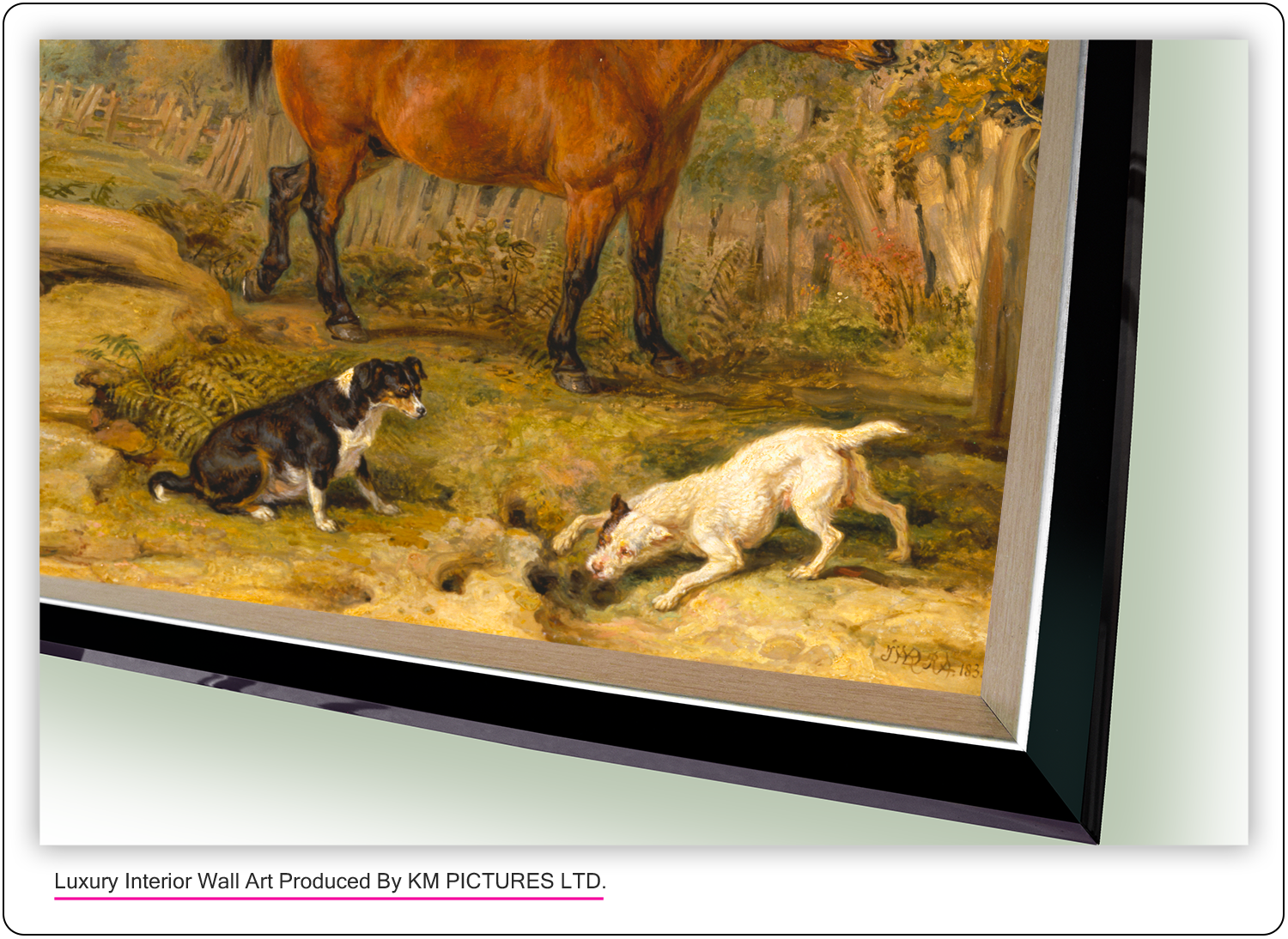 Portrait of Reformer, Blucher, Tory and Crib, the Property of Rowland Alston, Esq., M.P, 1835