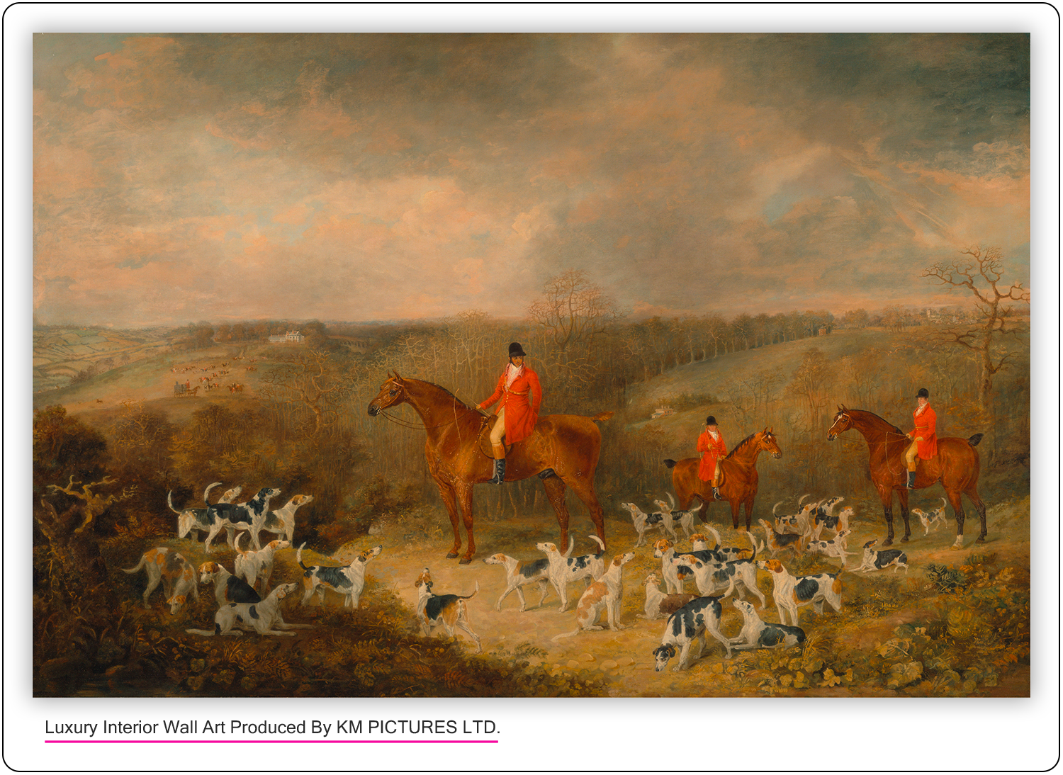 Lord Glamis and his Staghounds 1823