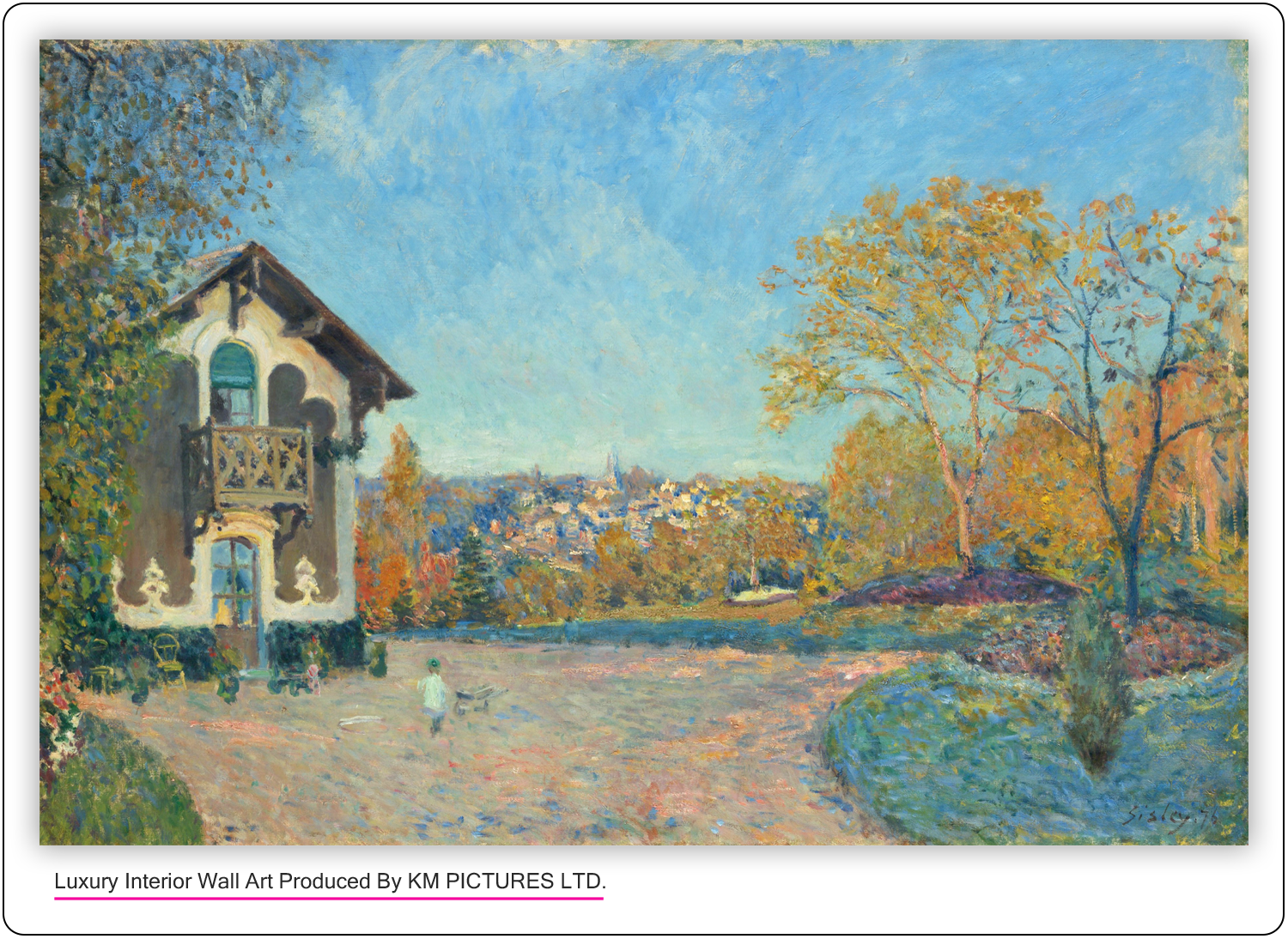 View of Marly-le-Roi from Coeur-Volant 1876