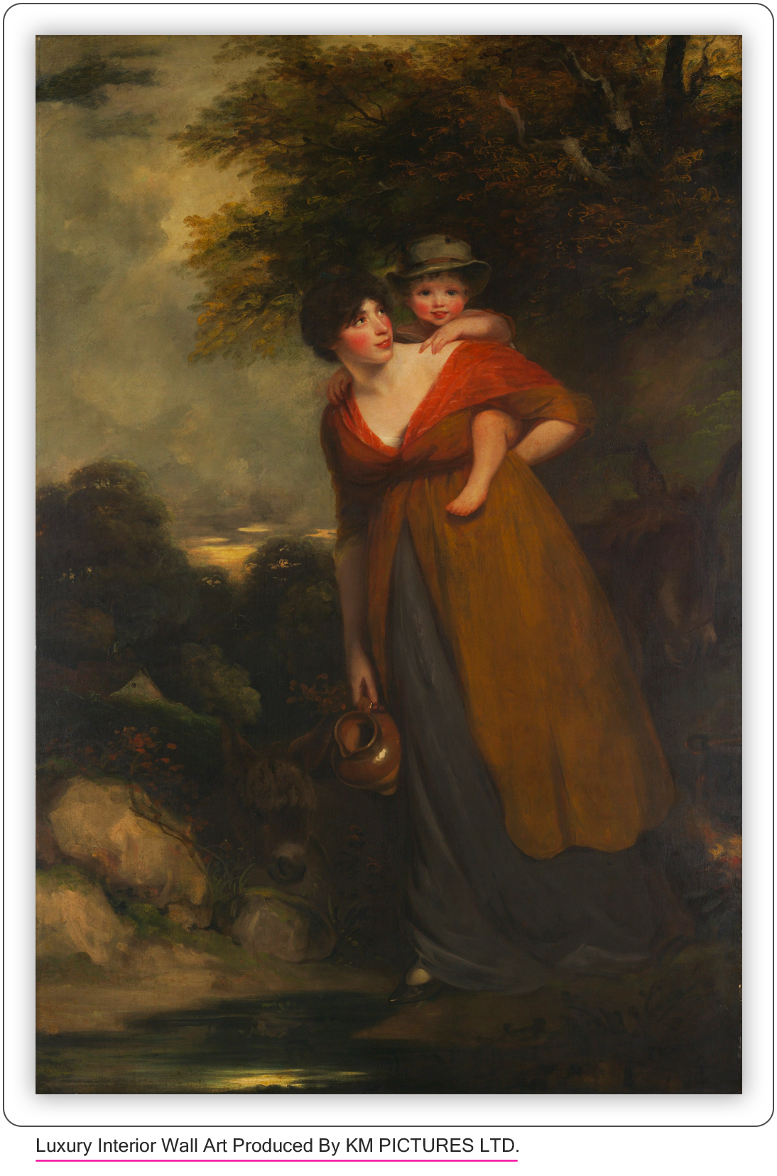 Mrs. Richard Brinsley Sheridan (Hester Jane Ogle, 1775/76–1817) and Her Son (Charles Brinsley Sheridan, 1796–1843