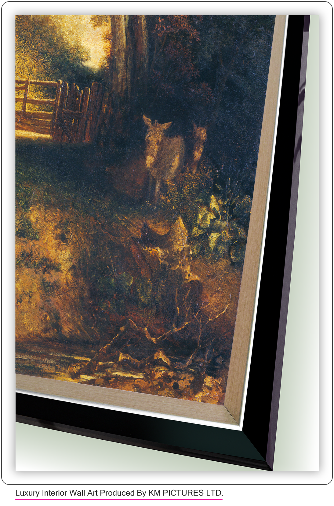 Landscape with Picnickers and Donkeys by a Gate, c. 1830-1880