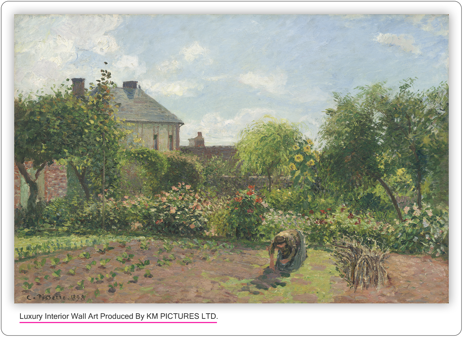 The Artist's Garden at Eragny, 1898