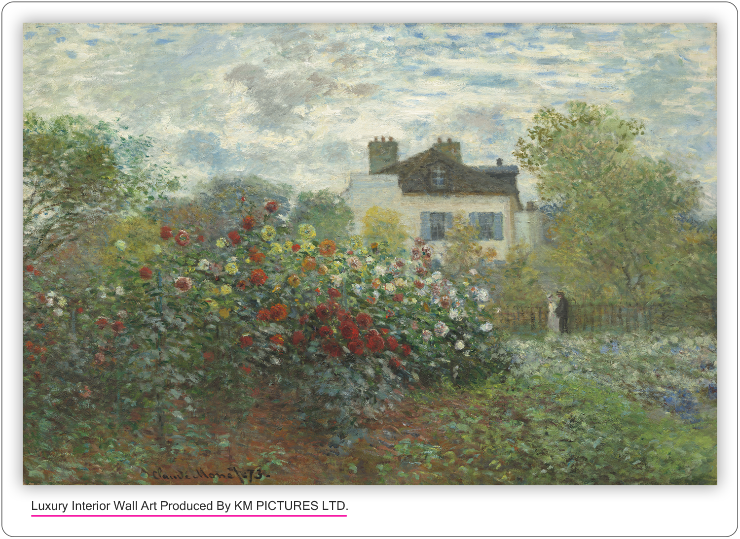 The Artist's Garden in Argenteuil (A Corner of the Garden with Dahlias), 1873