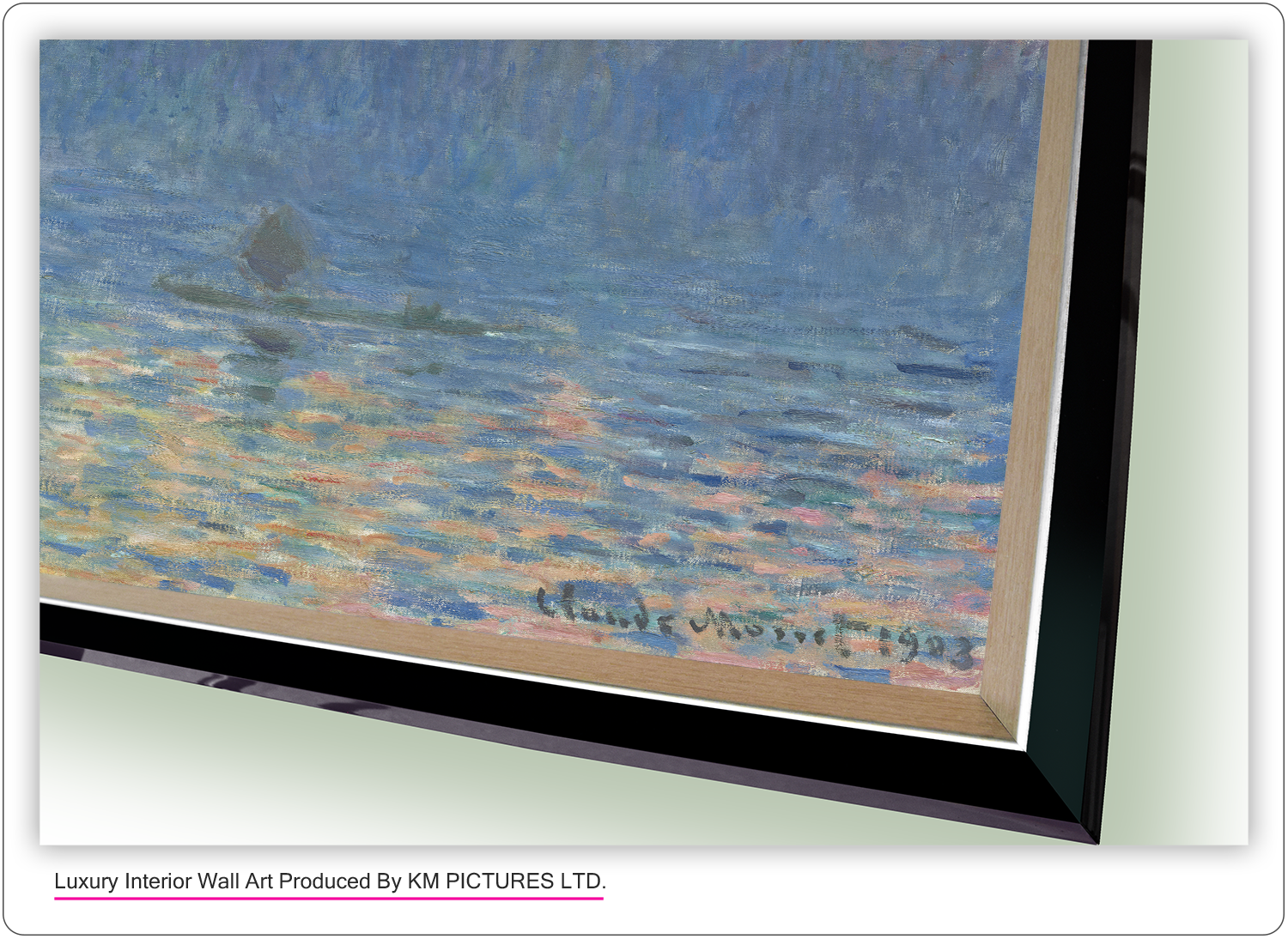 The Houses of Parliament, London. ( Sunset, 1903 )