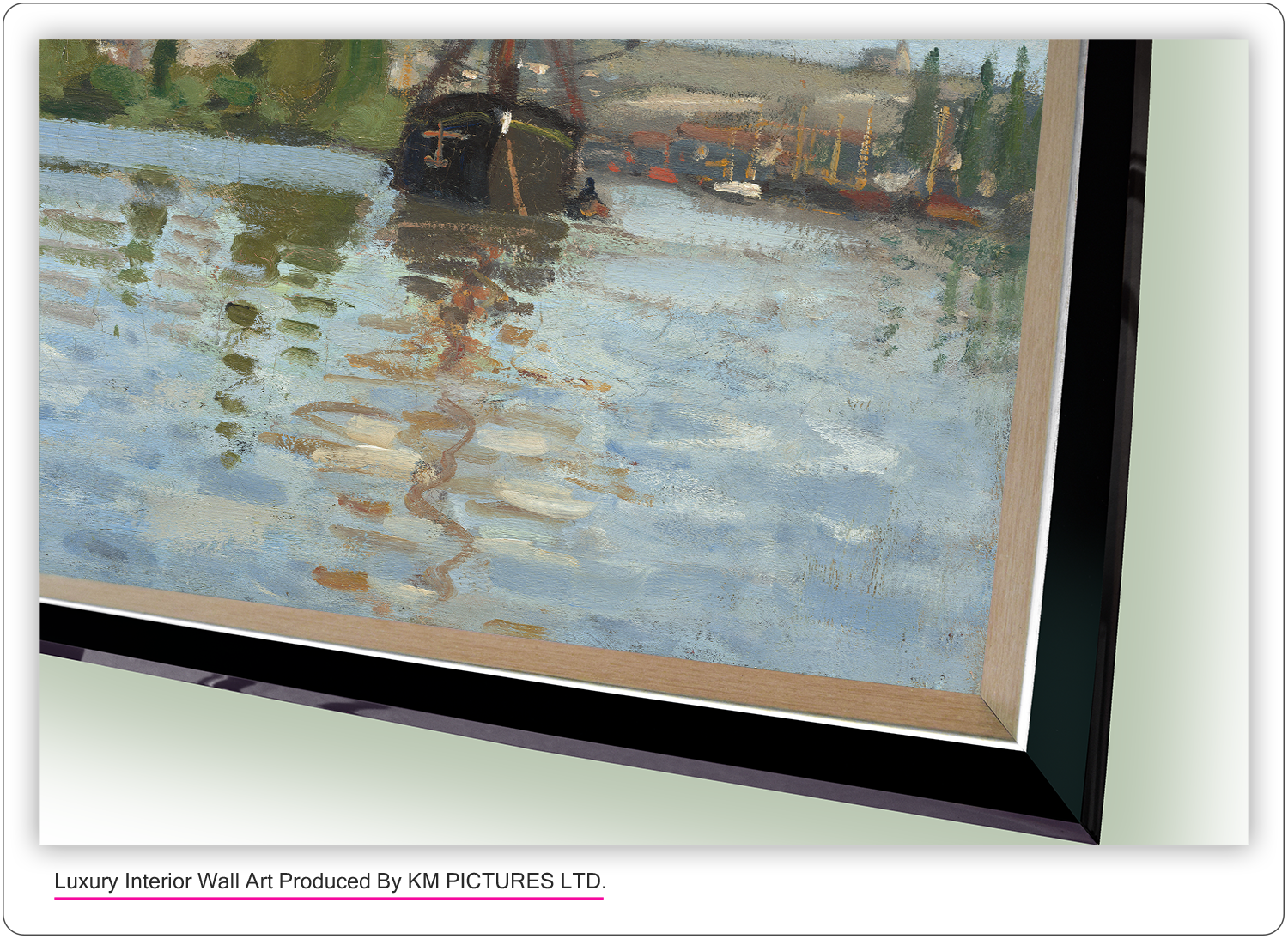 Ships Riding on the Seine at Rouen, 1872/1873