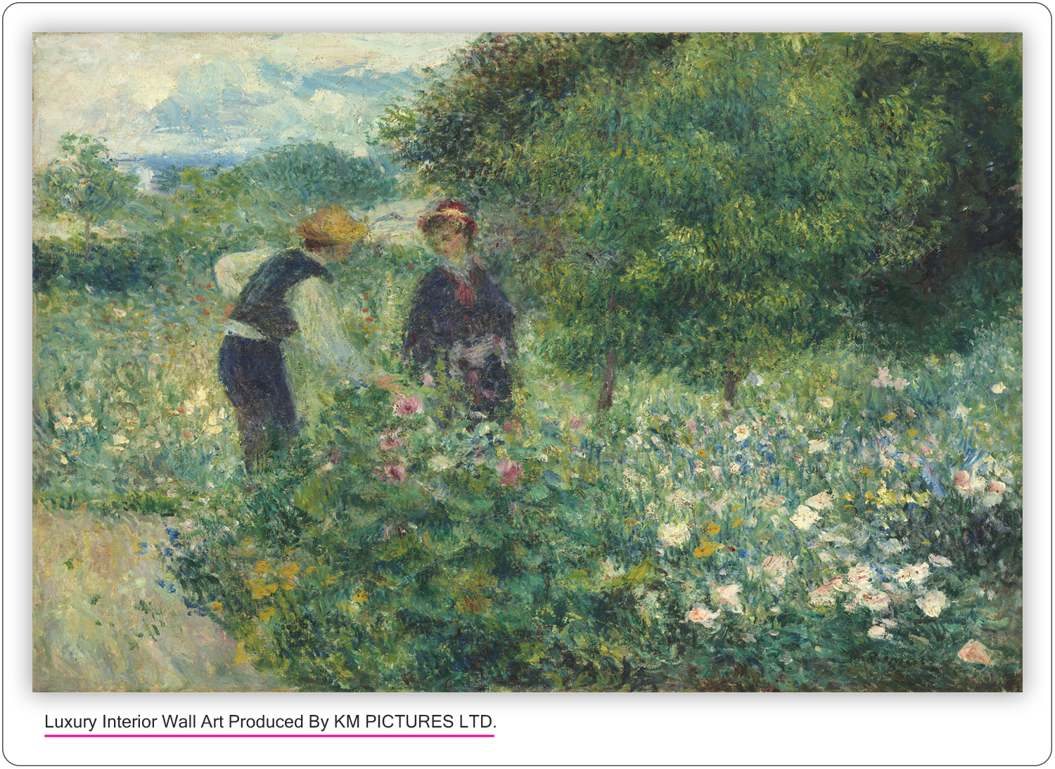 Picking Flowers, 1875