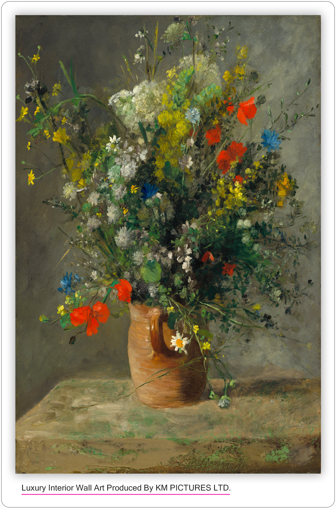 Flowers in a Vase, c. 1866