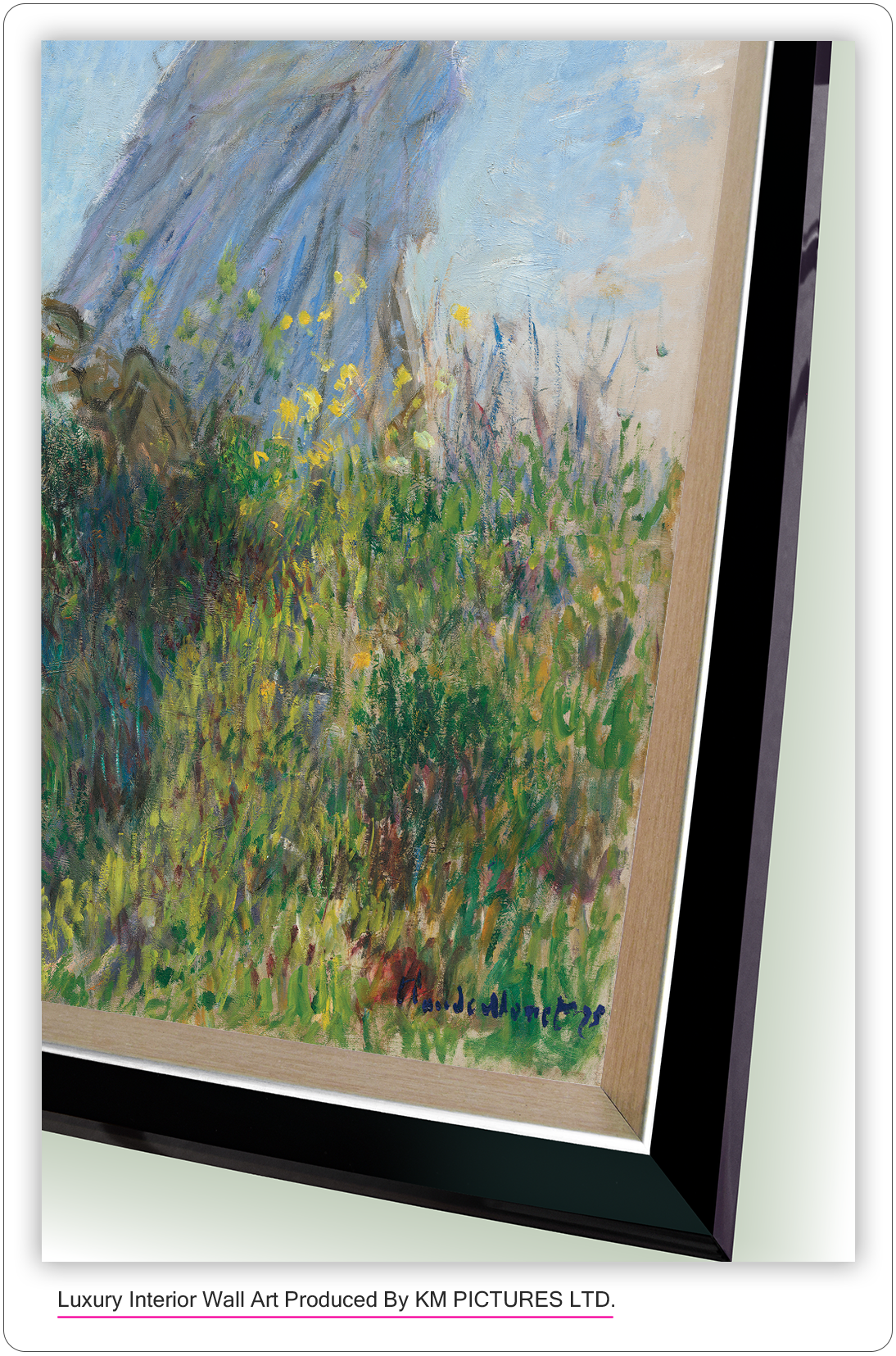 Woman with a Parasol - Madame Monet and Her Son, 1875