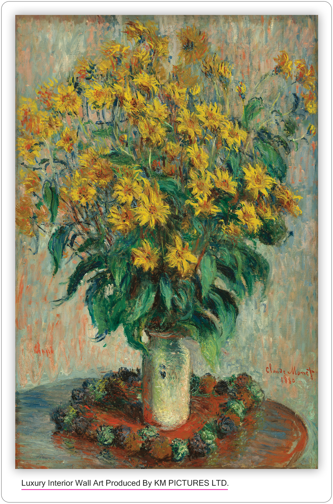 Jerusalem Artichoke Flowers, 1880