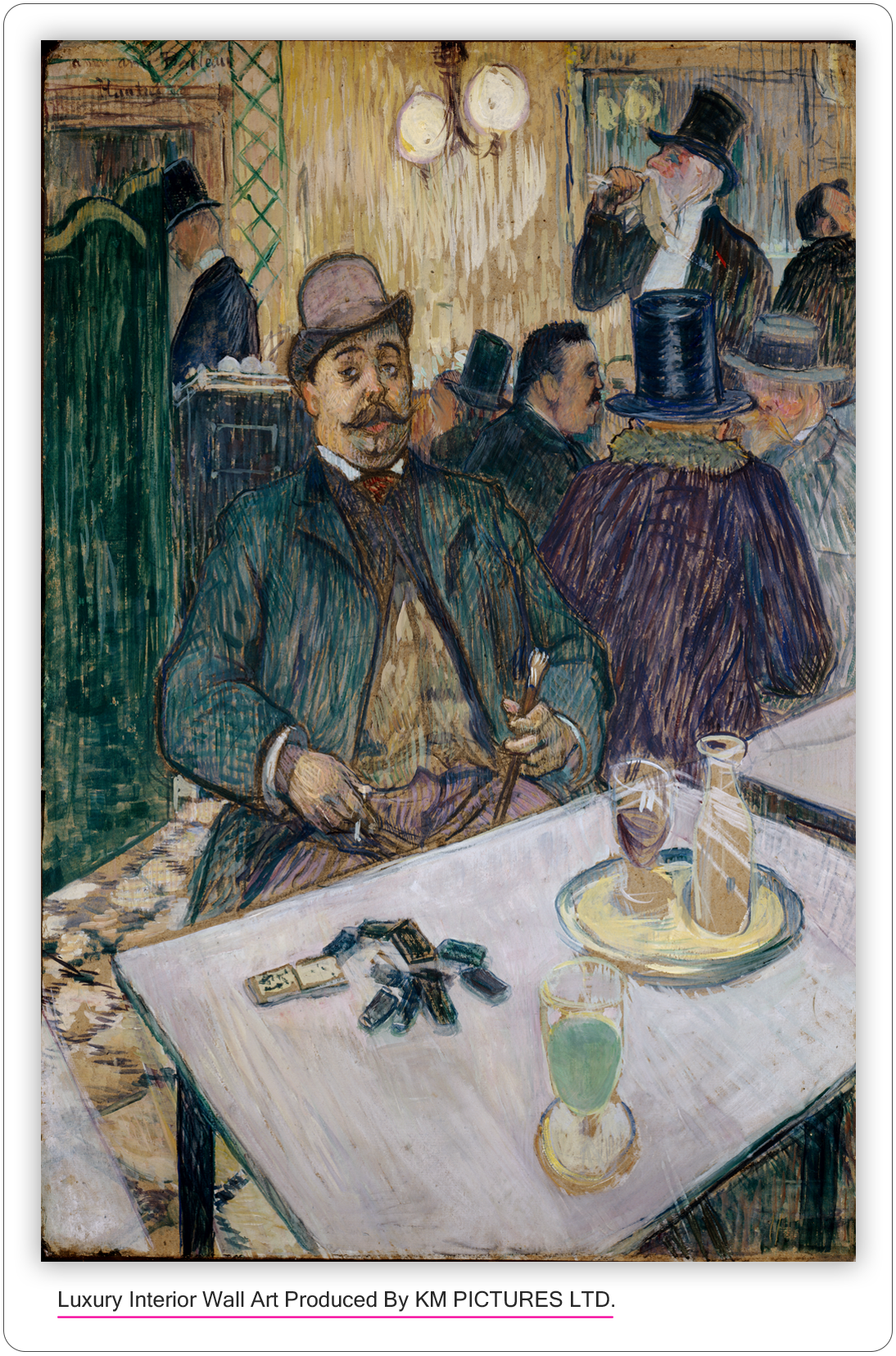 Monsieur Boileau at the Café