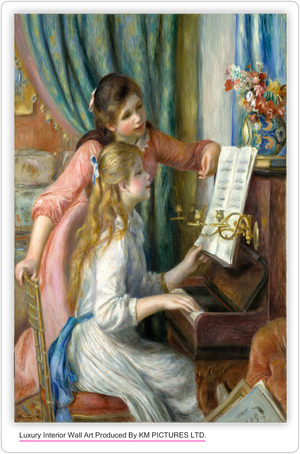 Two Young Girls at the Piano 1892