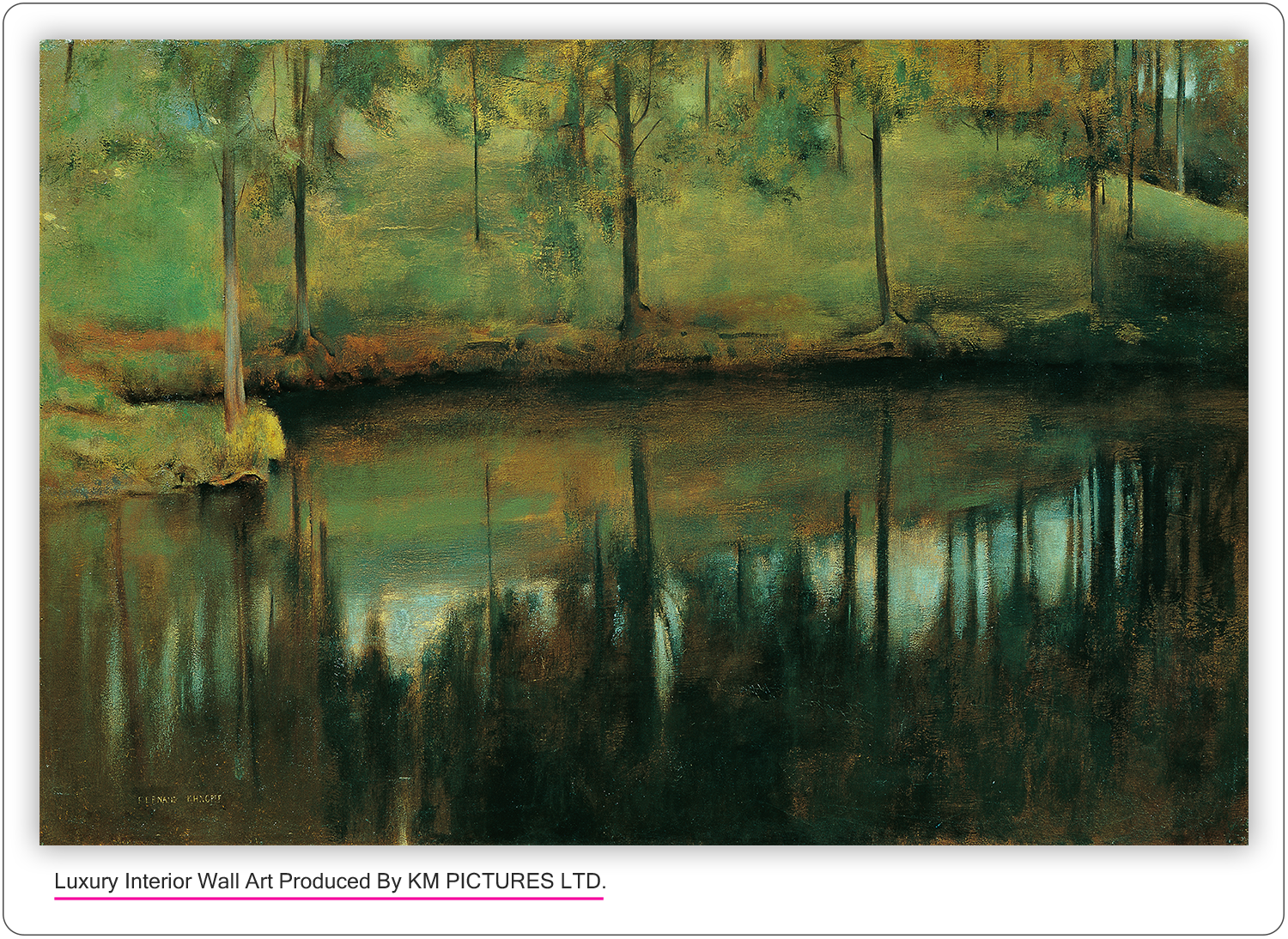 Still water. The Menil pond. 1894