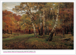 Landscape with birch trees.  around 1901