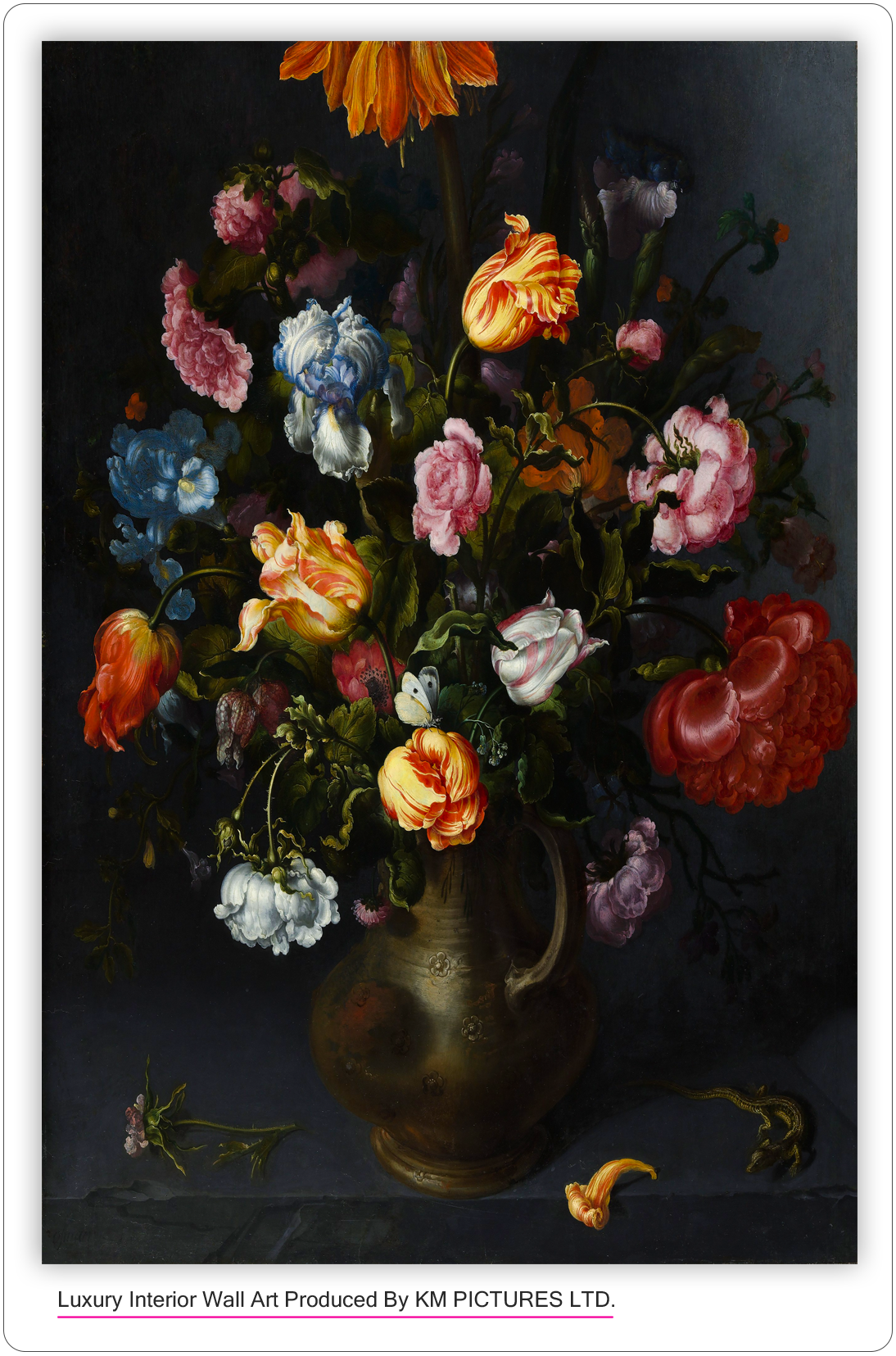 A Vase with Flowers, probably 1613