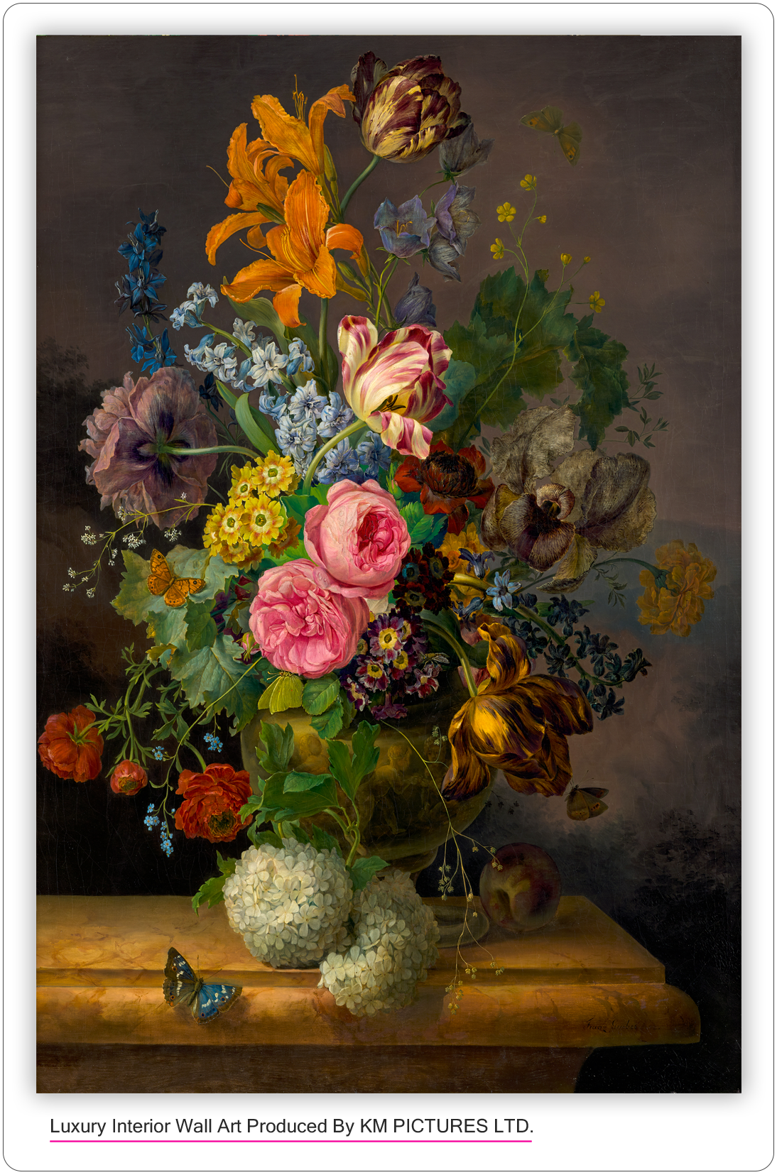 Flower piece,  around 1838
