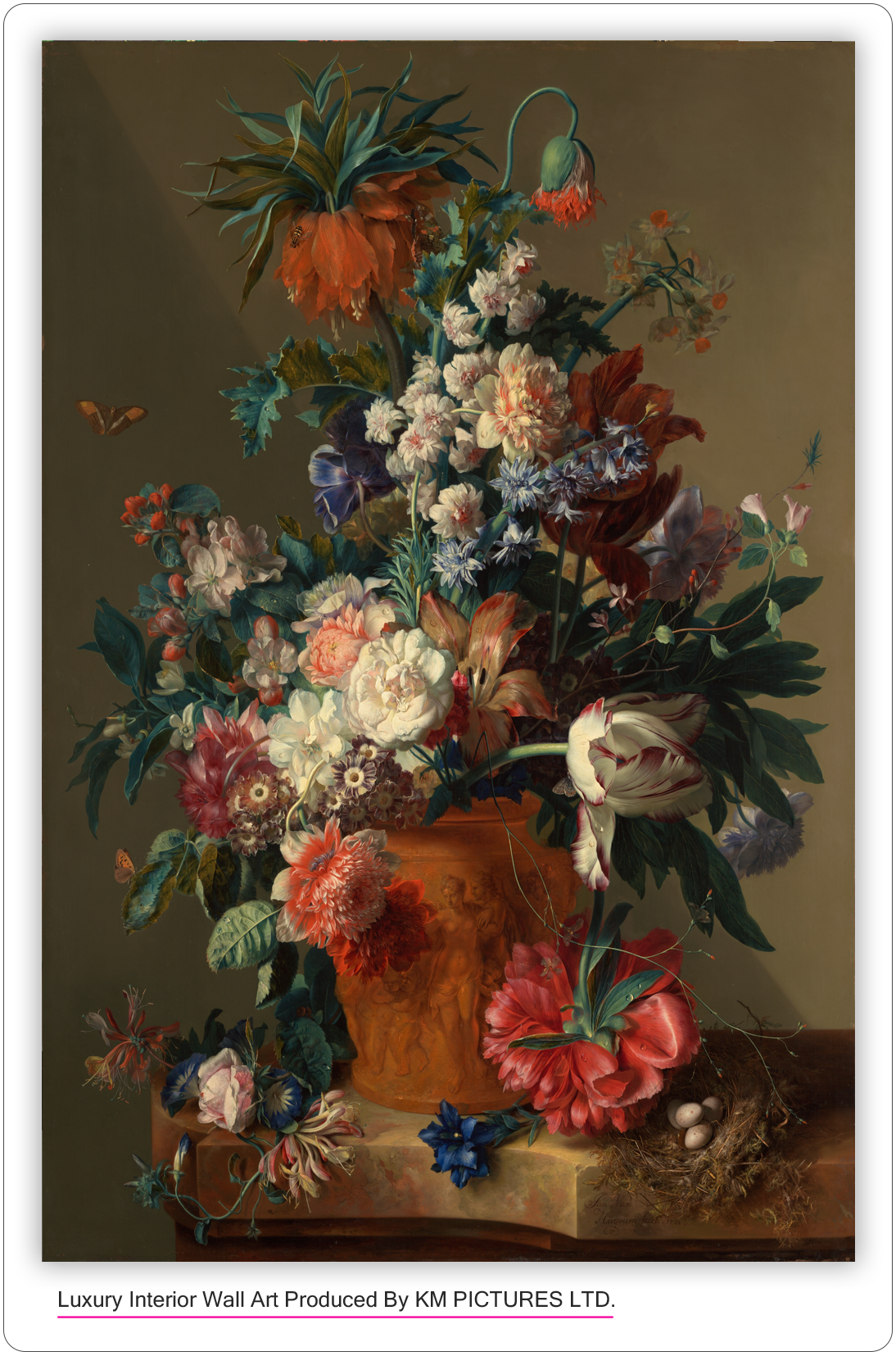 Vase of Flowers. 1722