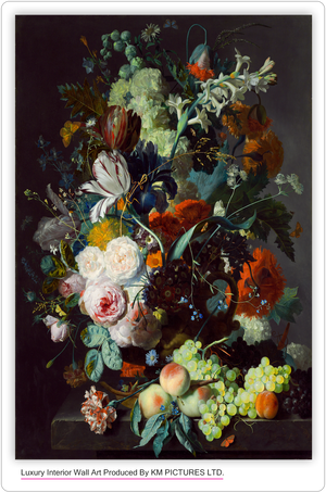Still Life with Flowers and Fruit, c. 1715