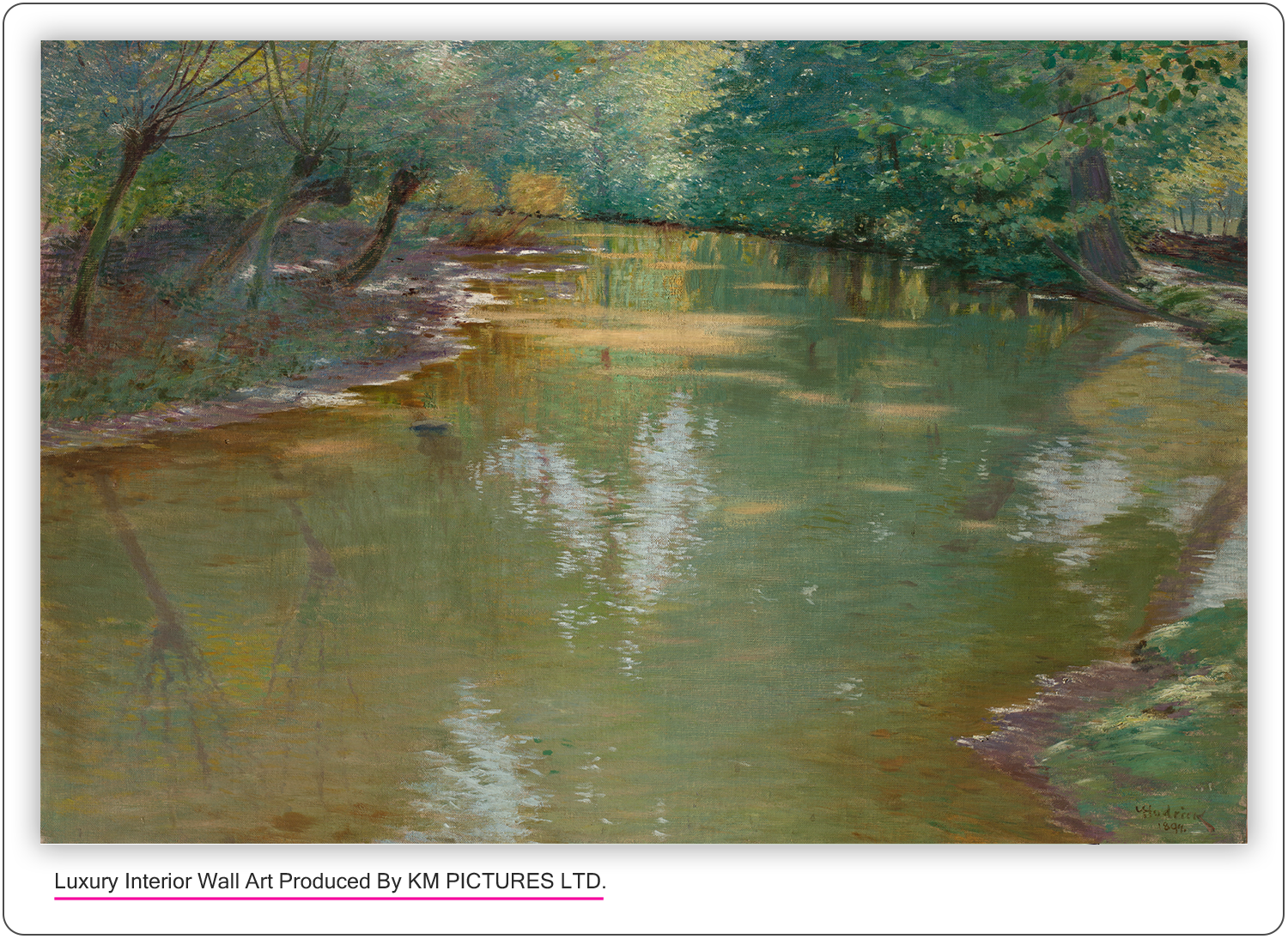 Stream in the Sunshine (Pool in the Woods), 1894