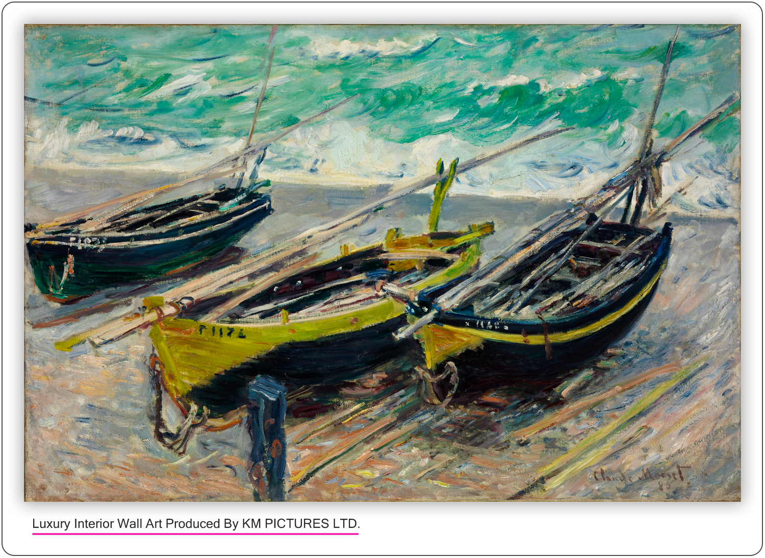 Three Fishing Boats, 1886