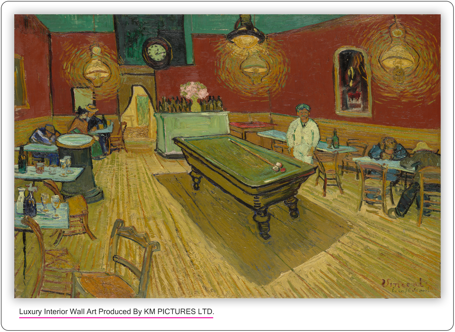 Le café de nuit (The Night Café), 1888