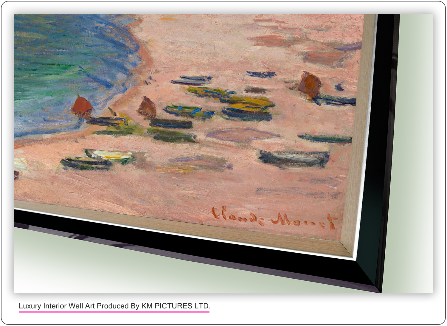 Étretat: The Beach and the Falaise d’Amont. 1885