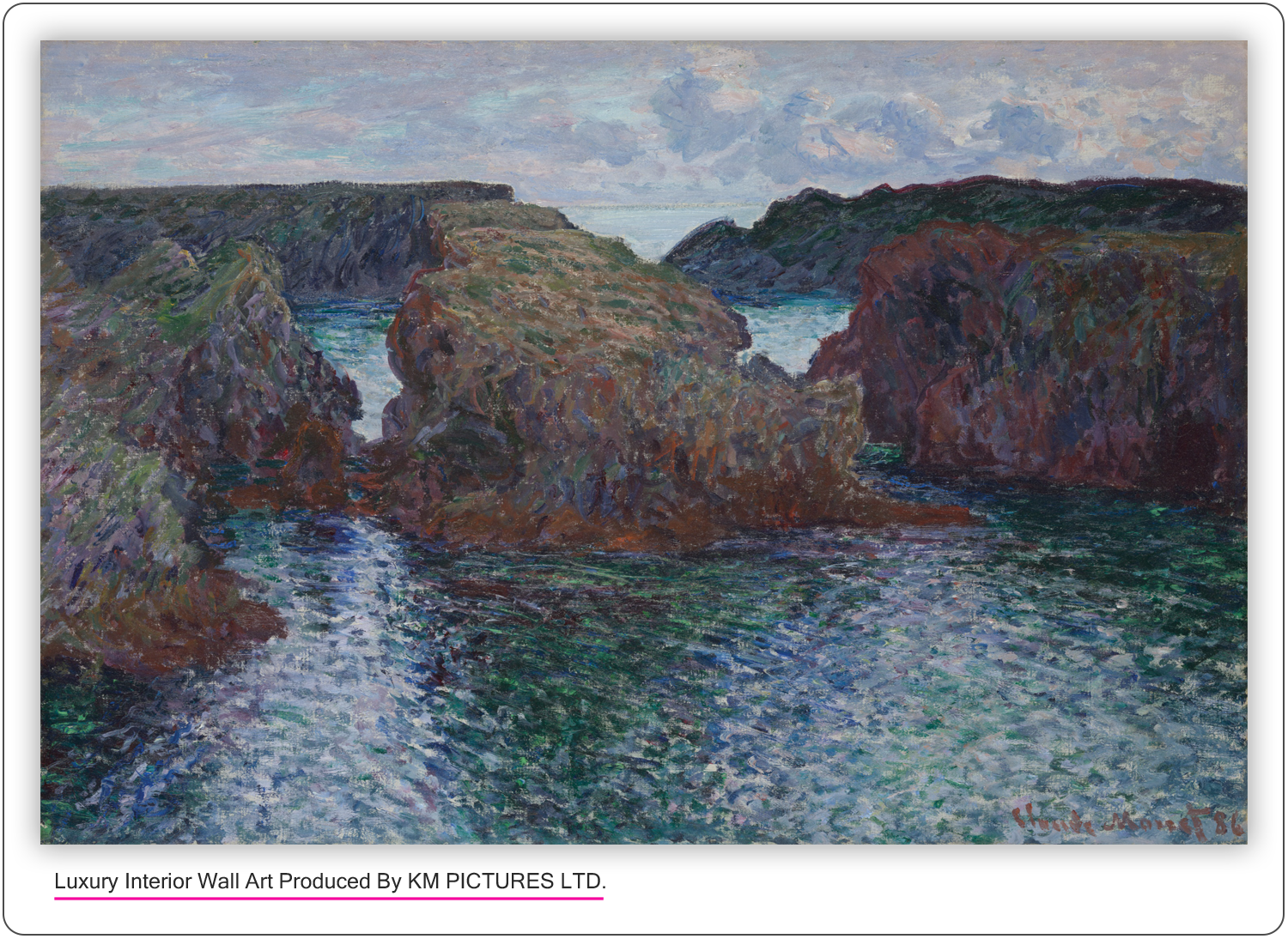 Rocks at Port-Goulphar, Belle-Île, 1986