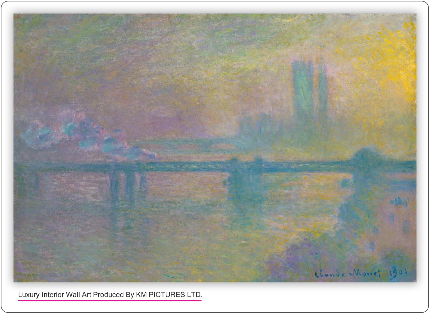 Charing Cross Bridge, London. 1901