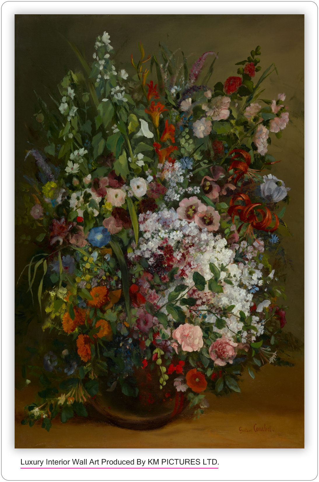 Bouquet of Flowers in a Vase, 1862