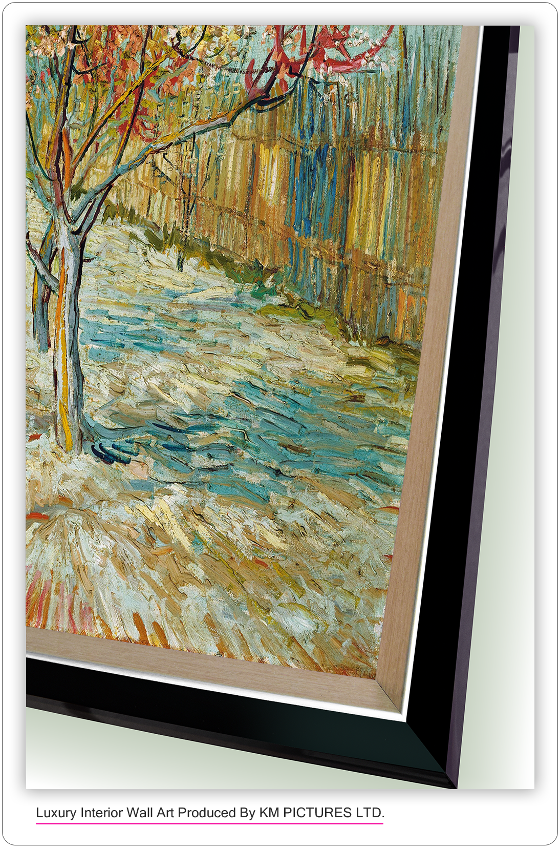 Pink peach trees ('Souvenir de Mauve'), 1880