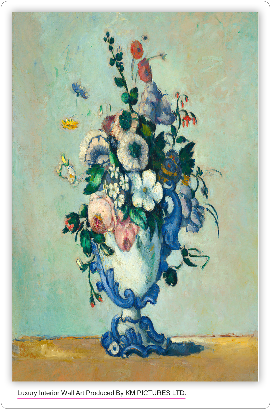 Flowers in a Rococo Vase, c. 1876
