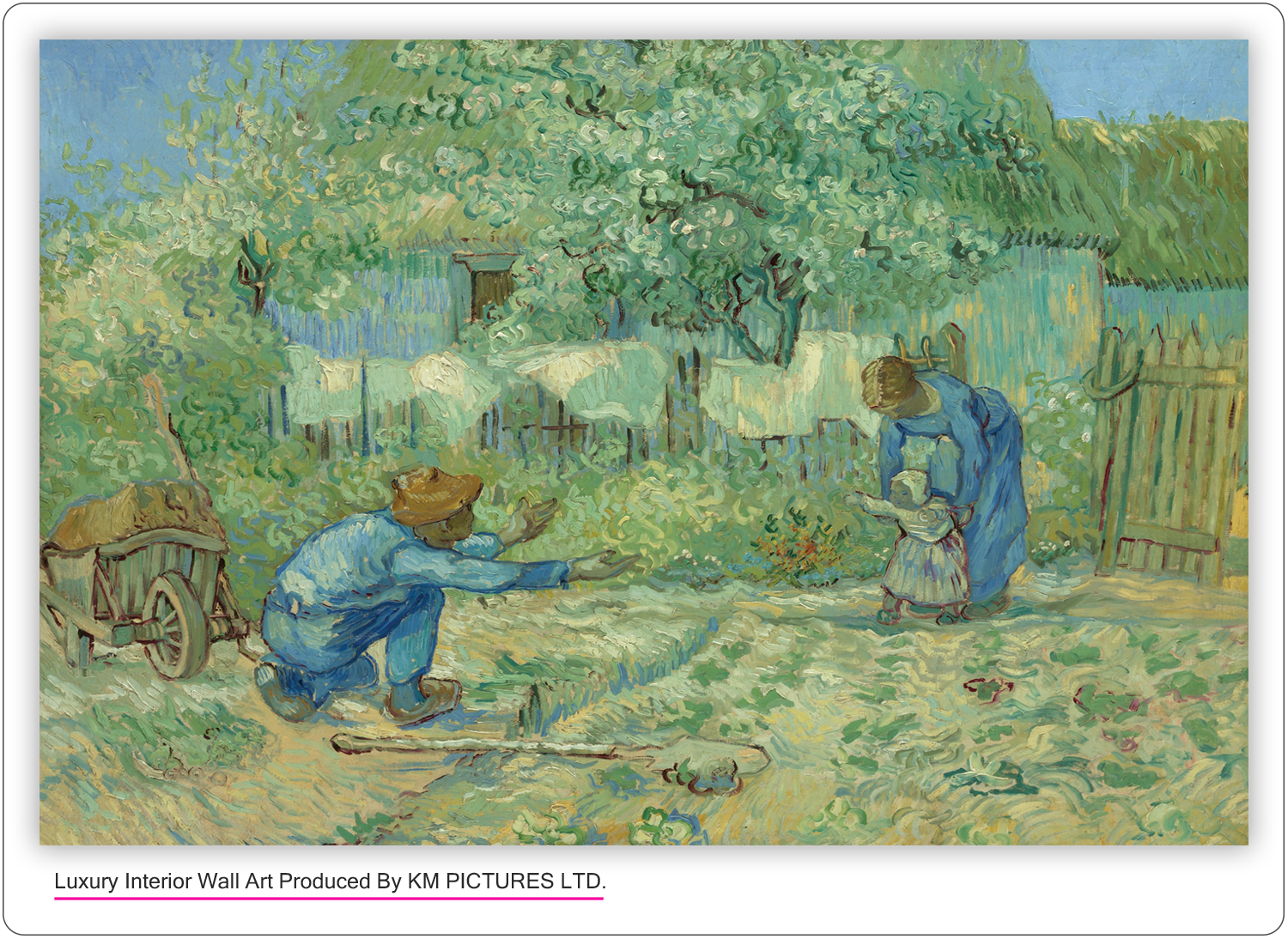 First Steps, after Millet 1890