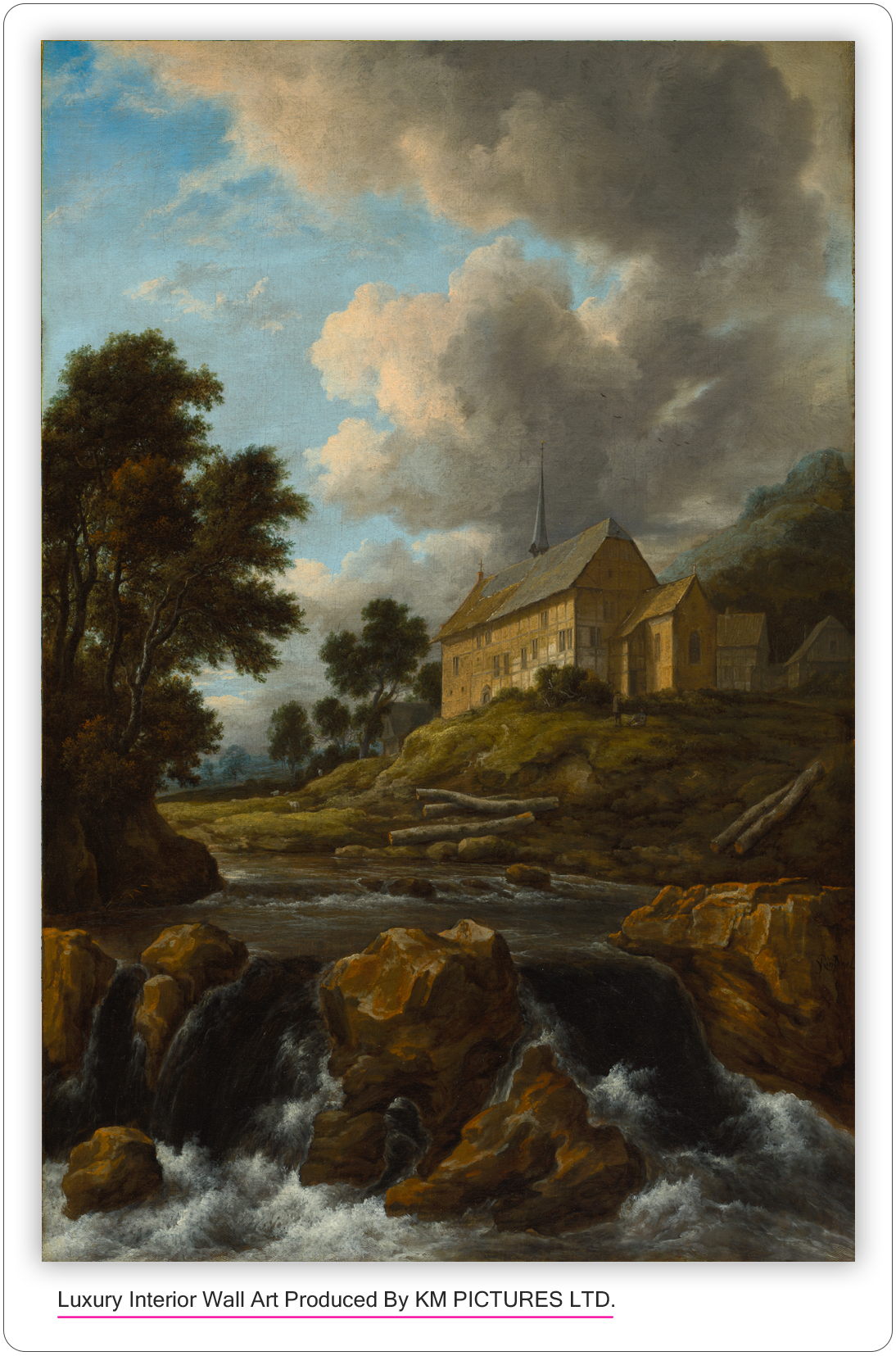 Landscape with a Church by a Torrent