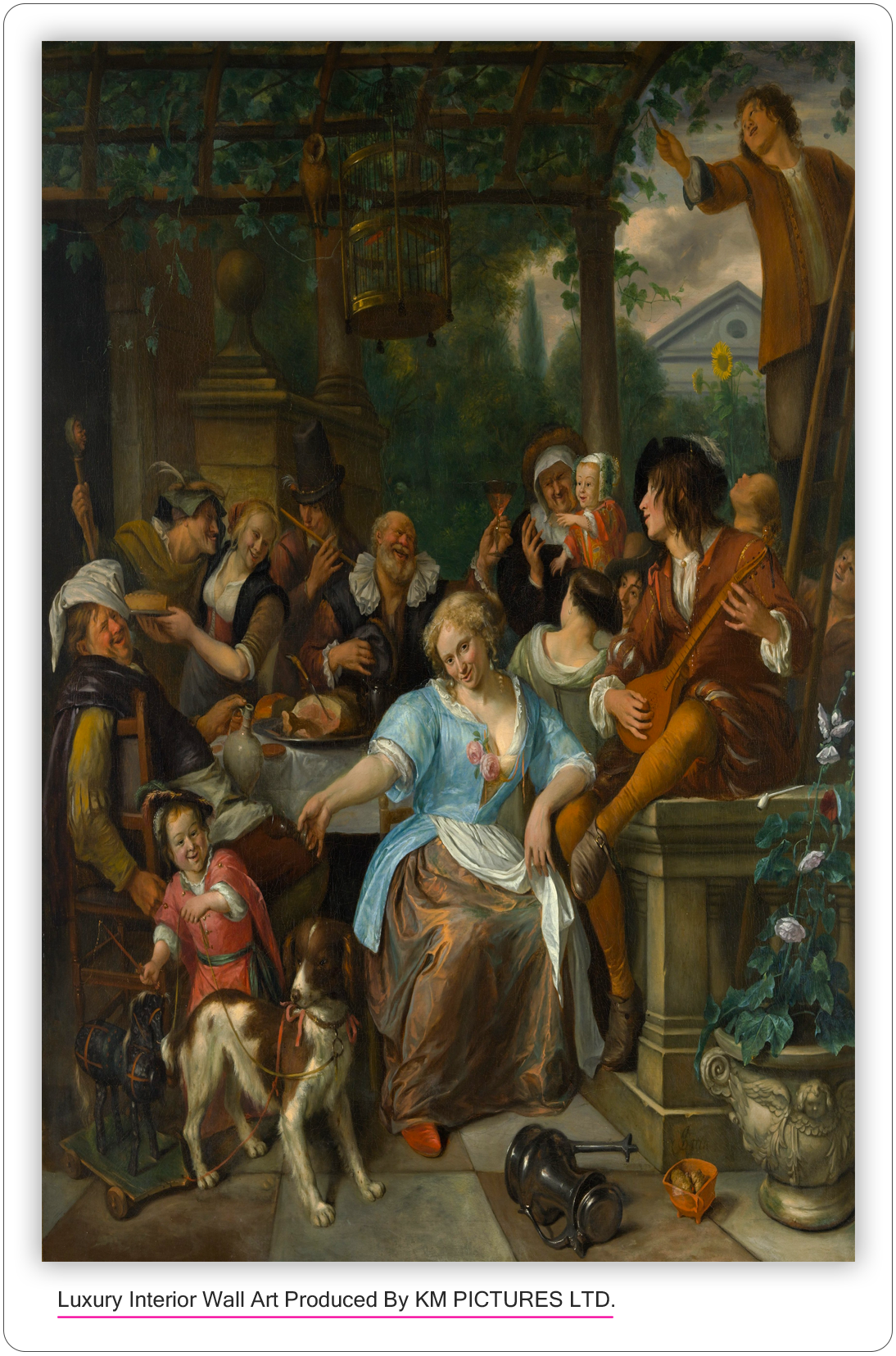 Merry Company on a Terrace